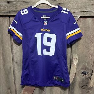 NFL Players Vikings Adam Thielen Purple Jersey